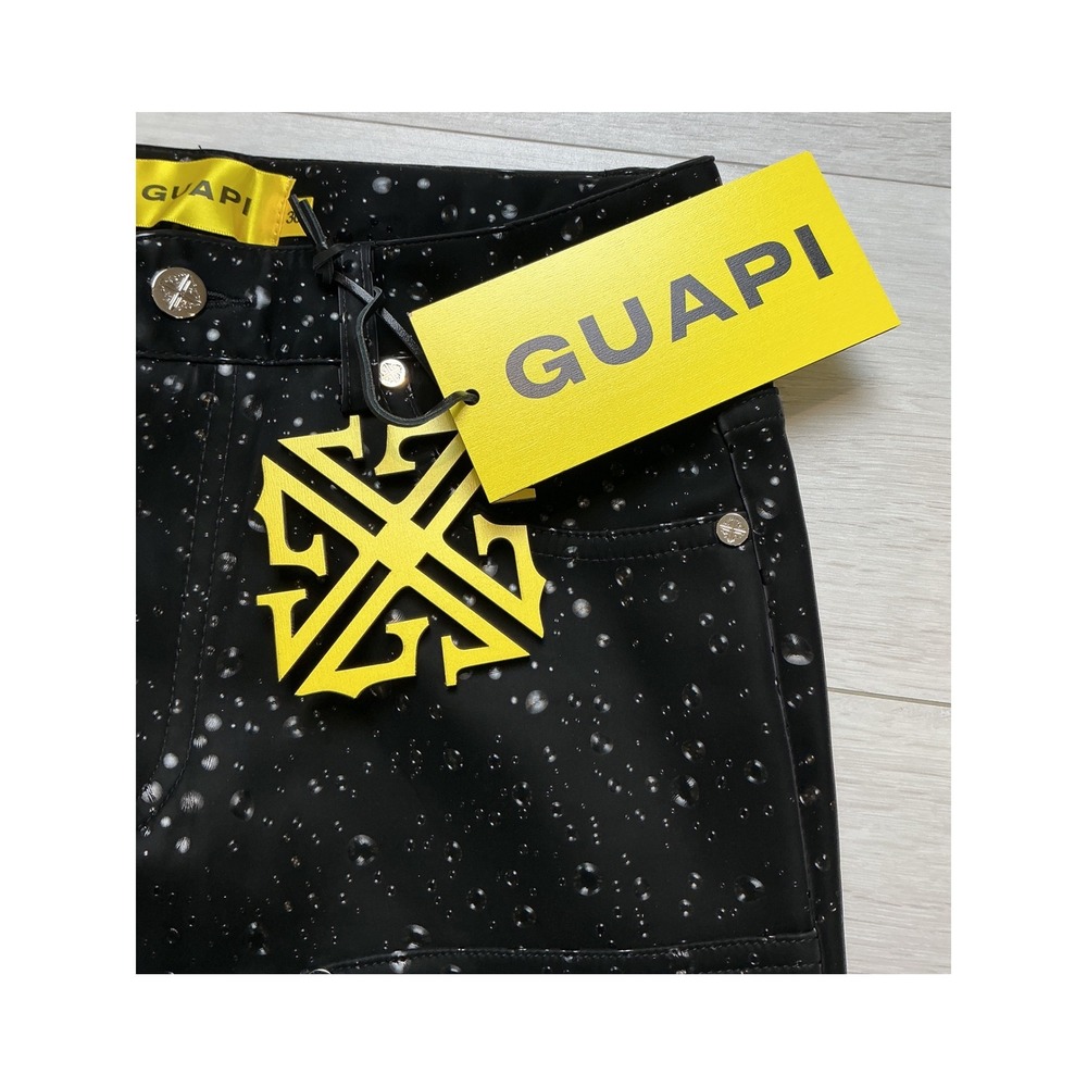 GUAPI Obsidian Water Flare Pants Black Size 30 New With Tags - Picture 6 of 7